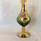 Murano 1960 golden vase with fine gold