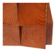 Contemporary Modern Sideboard in Wood and Burgundy Marble Top, Italy