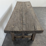 Solid oak farmhouse table