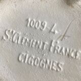 Pichet barbotine cigognes