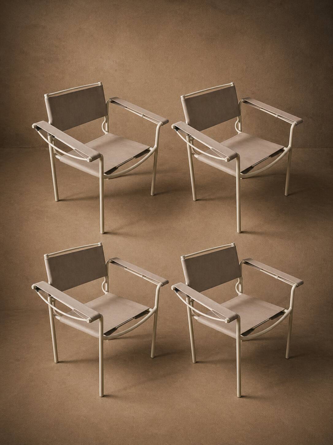 Set 4 fauteuils Bauhaus G.Belotti
