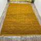 Traditional yellow Moroccan wool rug size 150 x 250 cm