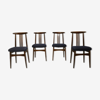 Set of 4 chairs design year 60/70 M. Zieliński type 200/100B