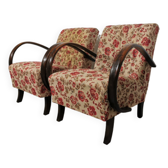 Armchairs by Jindřich Halabala, Set of 2