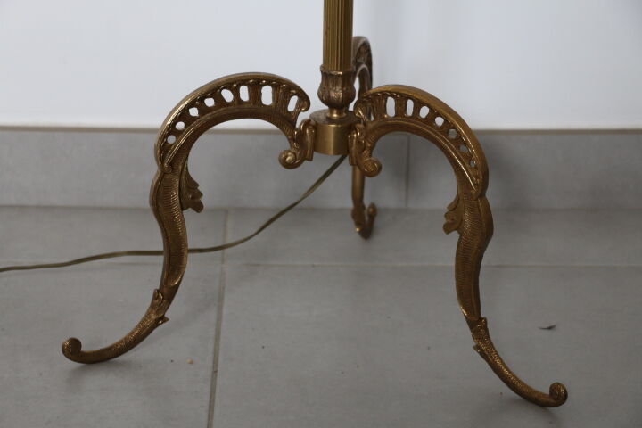 Brass floor lamp circa 1950