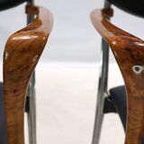 Set of four Coro dining chairs by Luigi Origlia, 1980