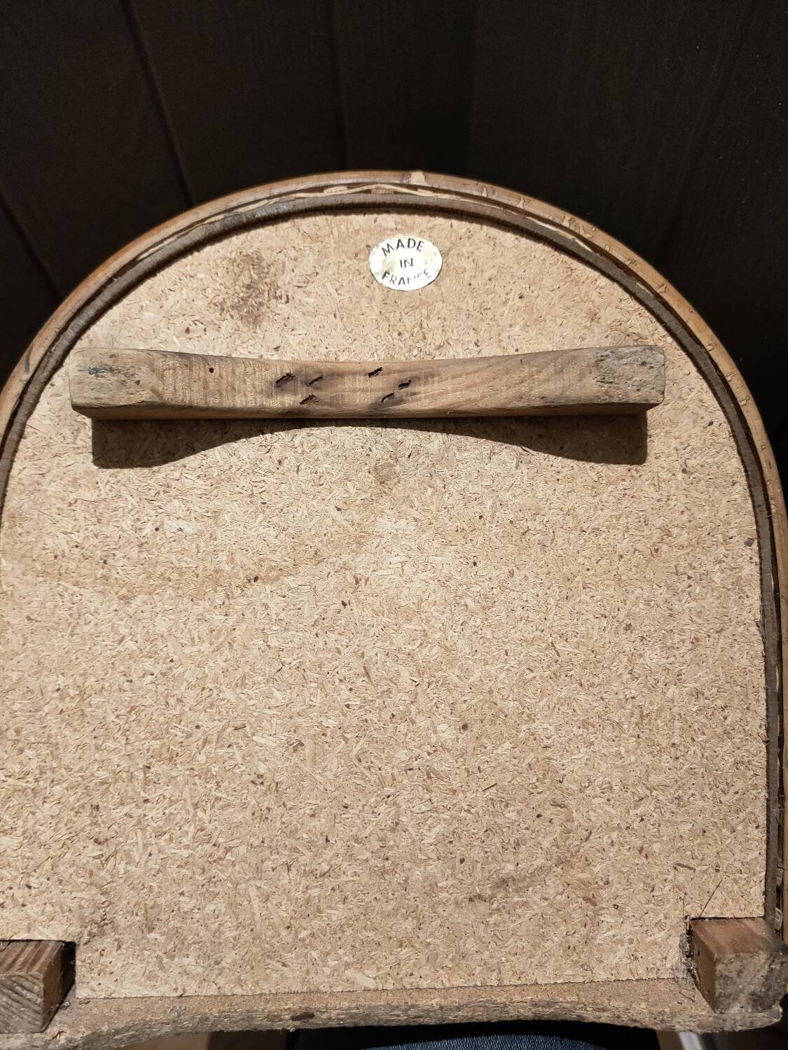 Vintage bamboo and rattan umbrella stand