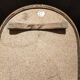 Vintage bamboo and rattan umbrella stand