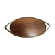 Plateau - Bronze et Acajou - Maurice Dufrêne- V. 1900.