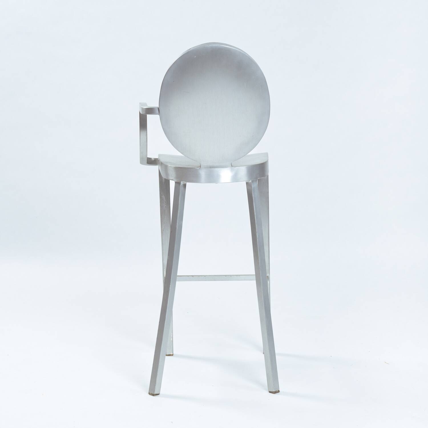 Philipe Starck Kong one arm aluminium barstool,1980s