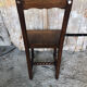 Ancienne chaise Lorraine bois brut vintage #a234