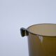 Smoked glass ice bucket design 1970