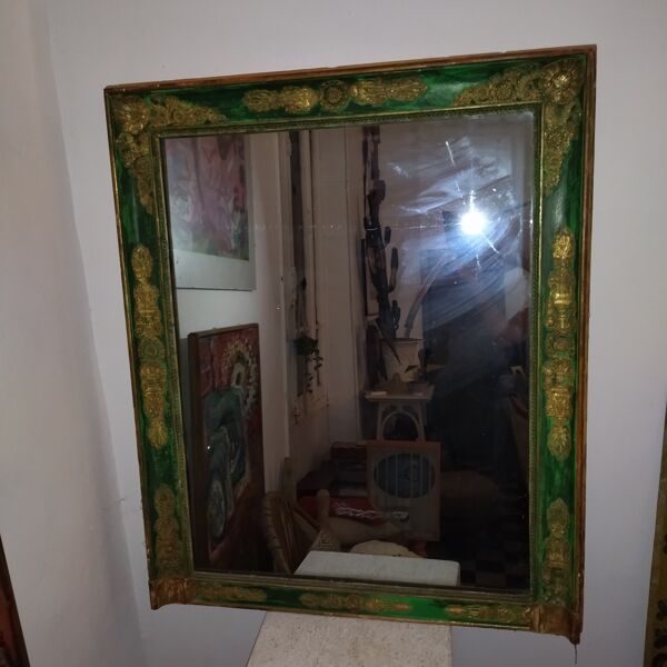 Miroir trumeau de cheminée style empire 99/82 XIXe