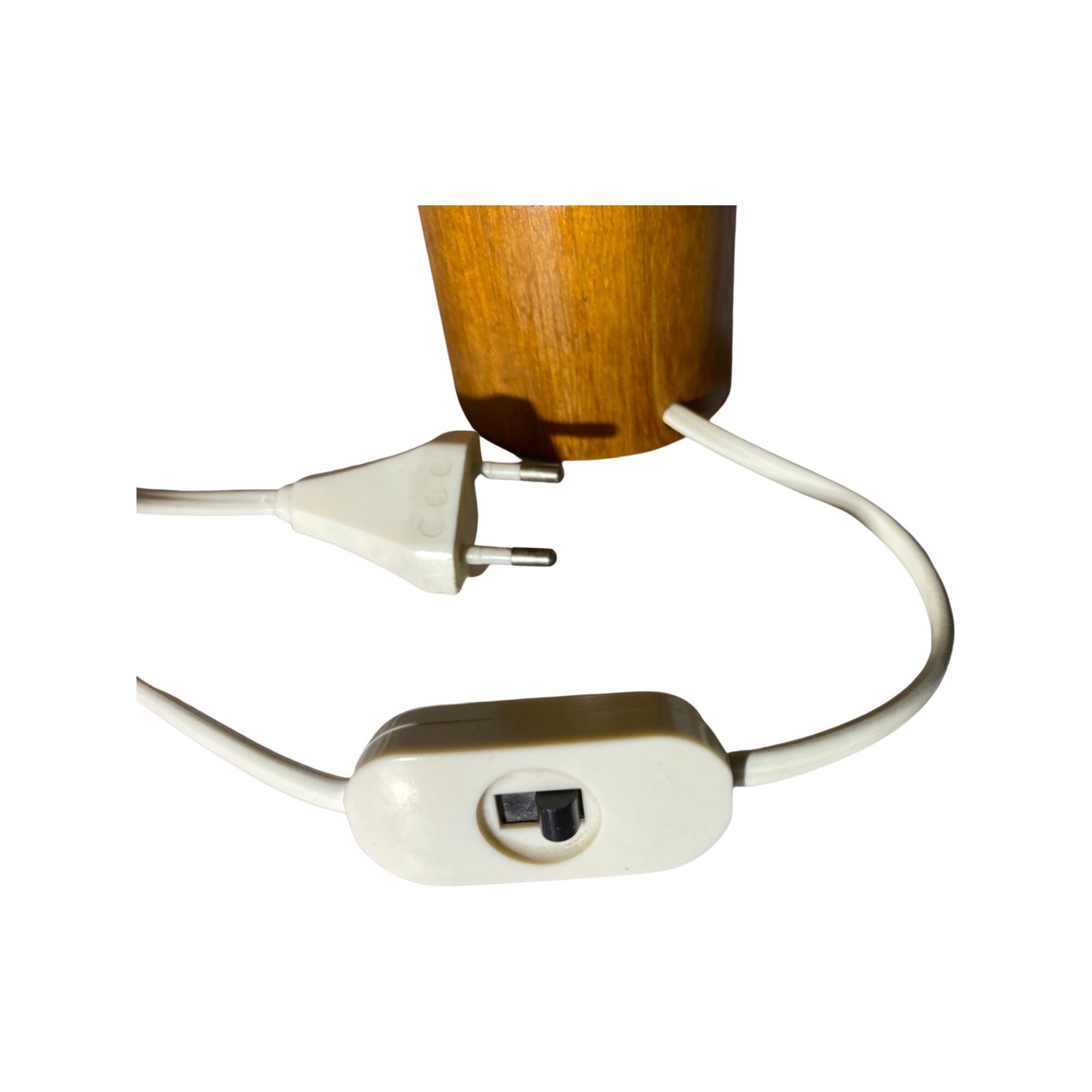 Vintage TEAK Table Lamp | Mid Century Design Light From Sweden | Scandinavian Modern Lighting