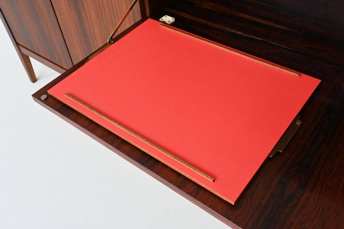 Topform highboard rosewood and brass Netherlands 1960