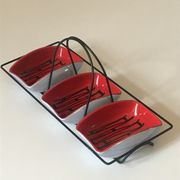 Serviteur apéritif vintage design annees 60