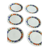 6 dessert plates acapulco villeroy and bosch