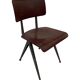 Chaise industrielle Galvanitas S16 Pagholz Pays-Bas 60's