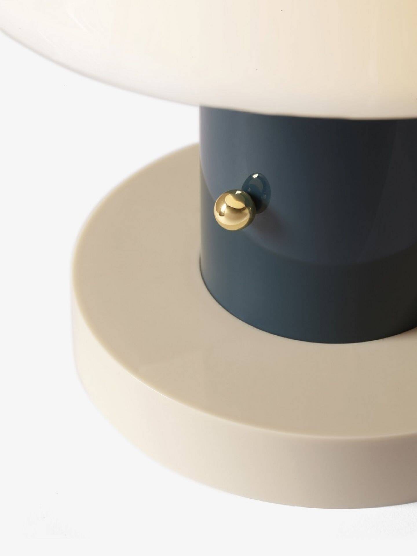 Portable USB lamp SETAGO Blue by Jaime Hayon for &Tradition