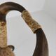 Rare 19th century highly decorative bull horn armchair (1870)