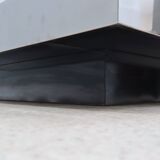 Mirrored glass low coffee table ny form 1960s