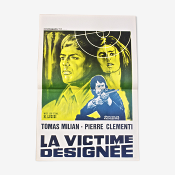 Affiche "La victime designee" 1971