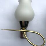 Pair of opaline sconces