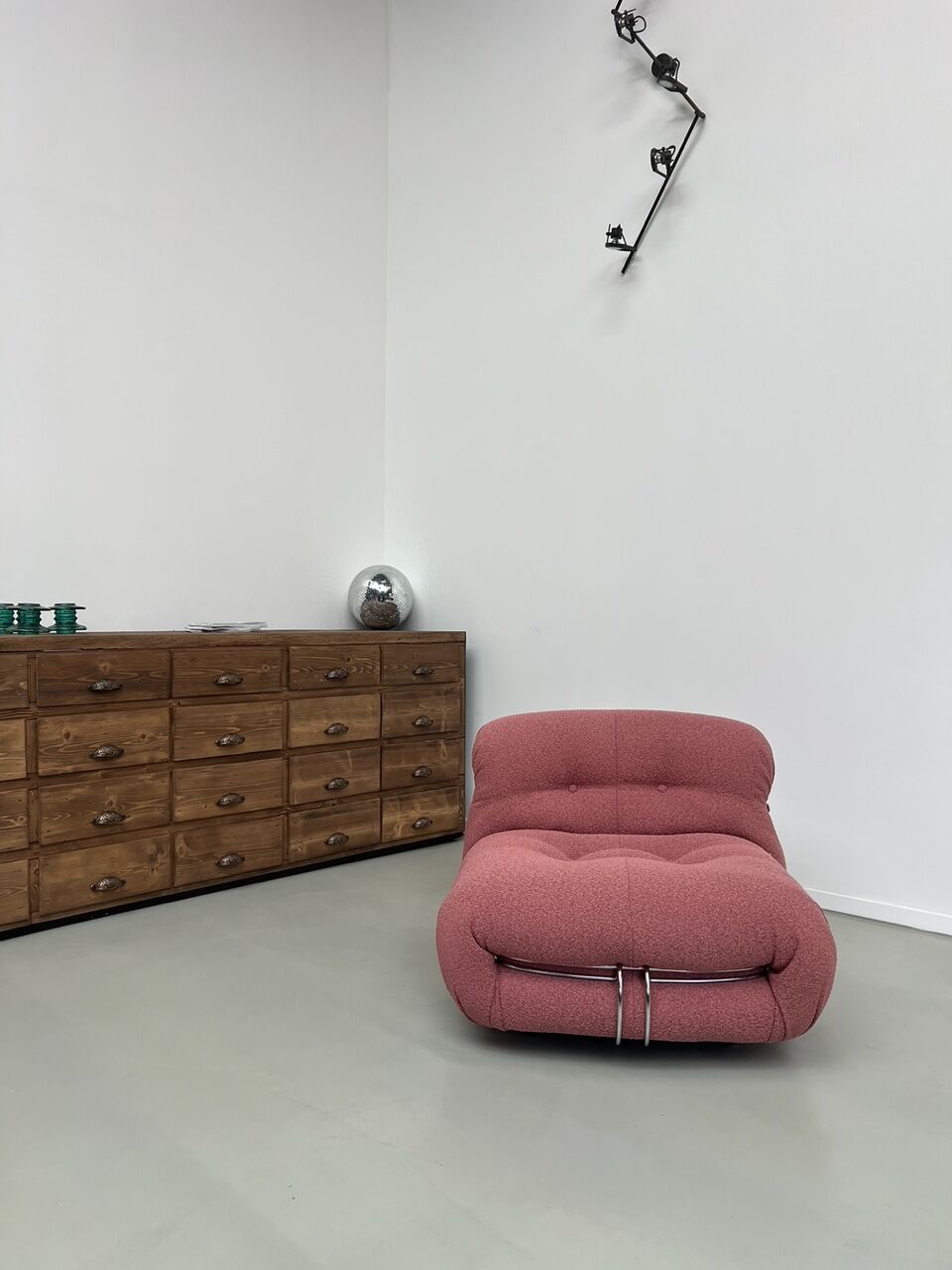 Armchair Soriana Afra and Tobia Scarpa 60s Cassina