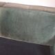 Double bed frame - Roche Bobois 1970s - complete - original green suede