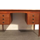Vintage Danish design teak desk from the 50s and 60s