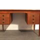 Vintage Danish teak design desk from the 50s and 60s