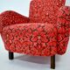 Set of Two Rare Art Deco Armchairs , Czechoslovakia, 1949s
