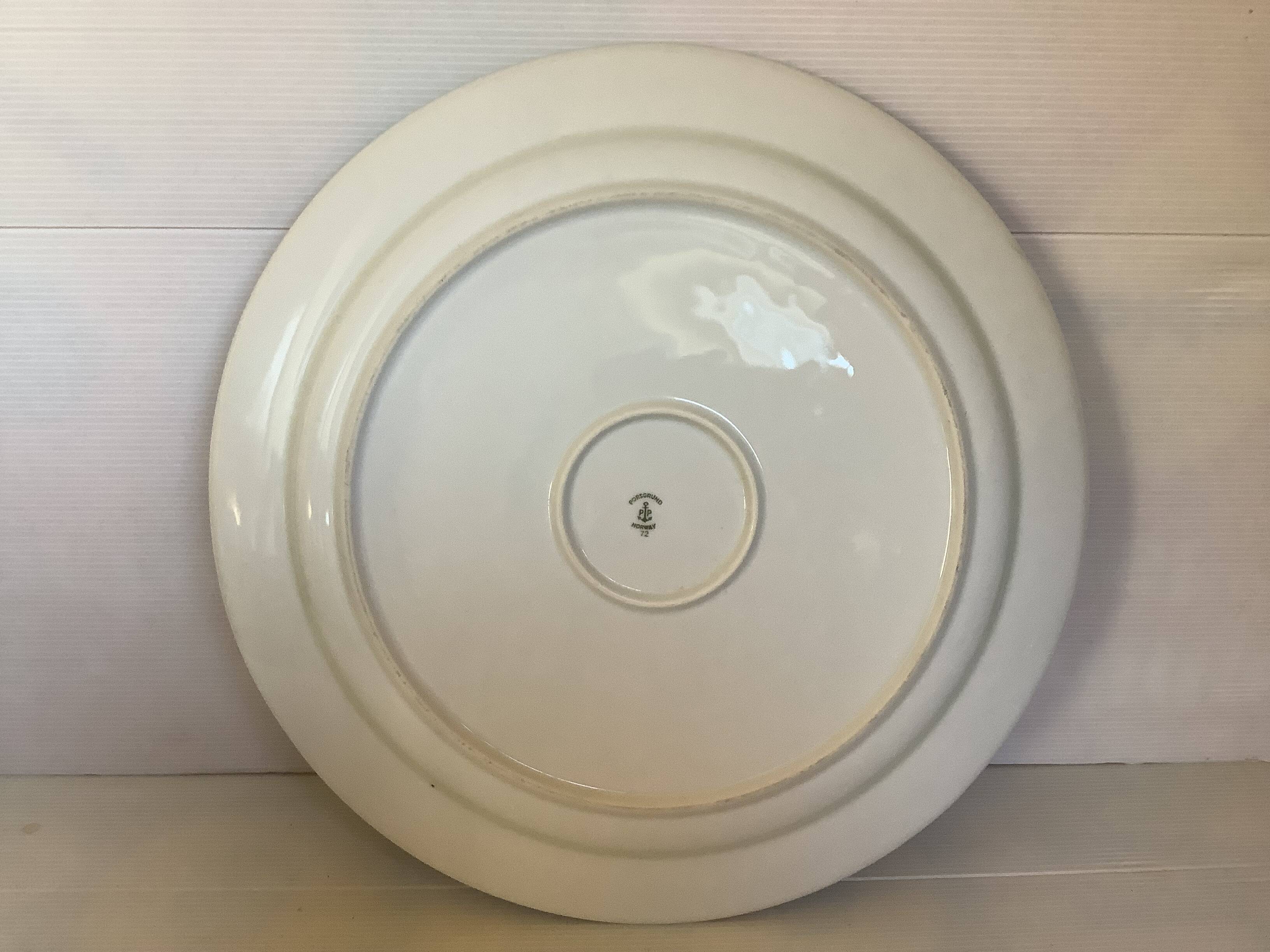 Large Porsgrund Norway Scandinavian dish