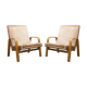 Paire de fauteuils bow wood Steiner ARP 1960