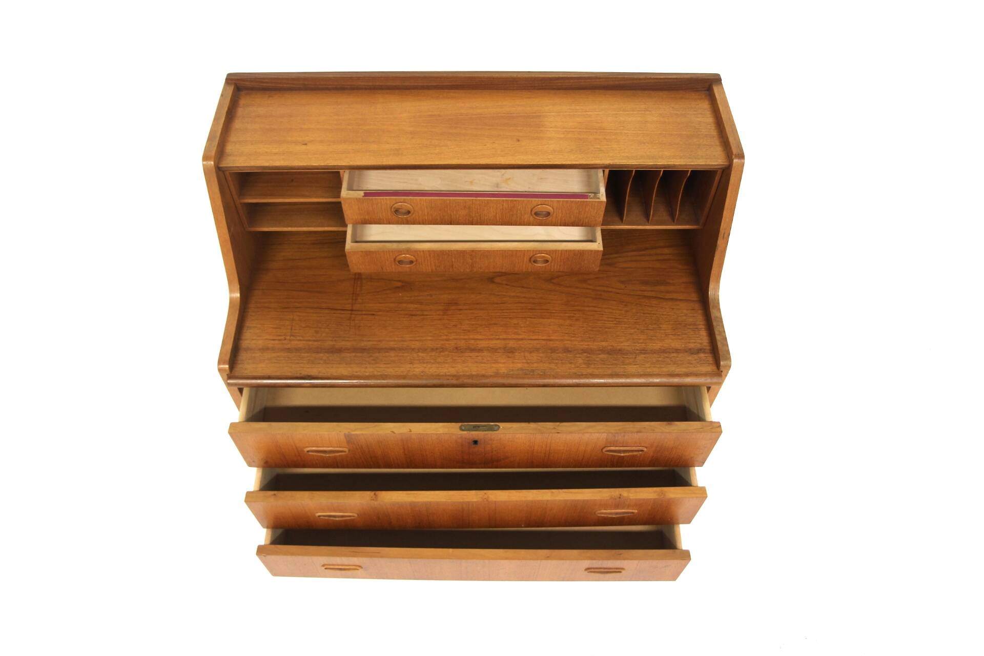 Scandinavian teak secretary, Sweden, 1960