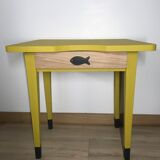 School desk, child's office, vintage restyled