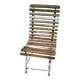 Slatted garden chair