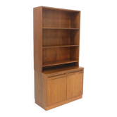 Scandinavian walnut library, Sweden, 1960