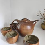 Pyrite stone tea set