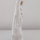 Statuette of the Virgin and Child in porcelain Old Brussels XIX and its niche