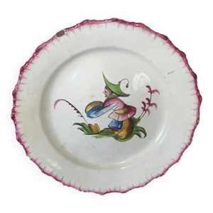 Assiette en faience les Islettes