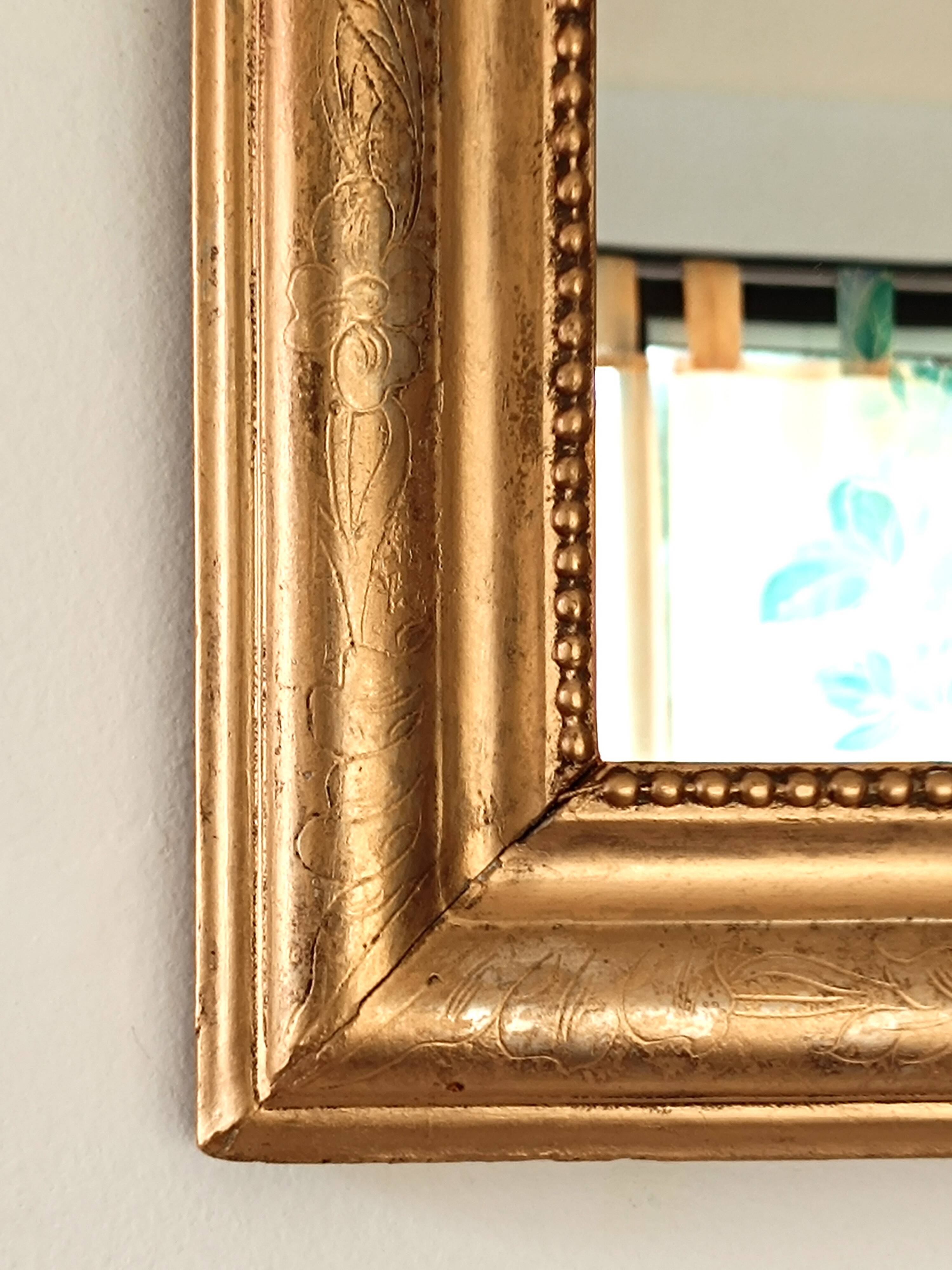 Miroir Louis Philippe 62 X 49 cm