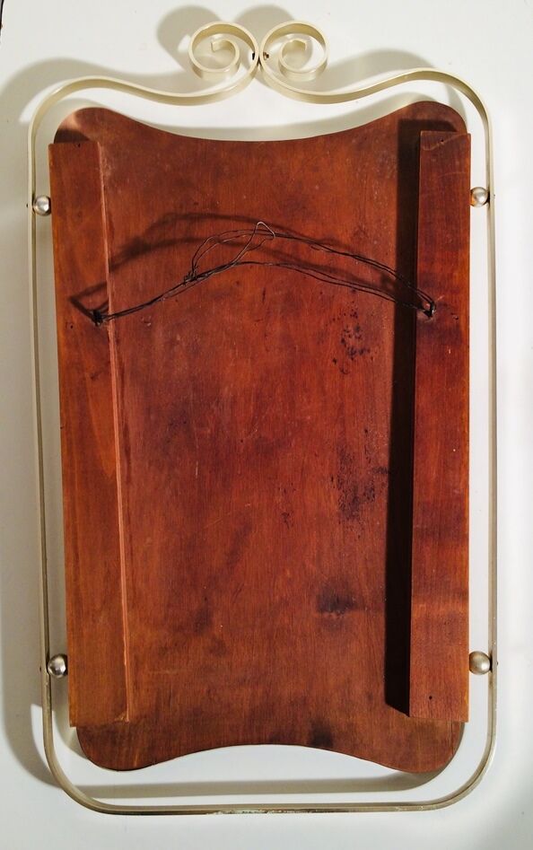 Miroir forme libre " blason " doré 74 x 46cm