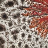 Vintage ceramic coffee table by Vallauris – floral and flat top