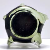 White and Purple Hand Blown Sommerso Glass Vase by Fratelli Toso, Italy