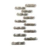 Set of 12 knife holders in cut crystal