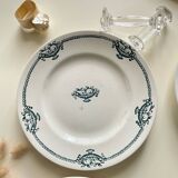 4 ironstone plates from Saint Amand