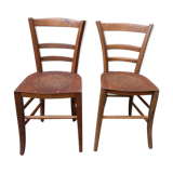 Pair of wooden chairs from the 1920s