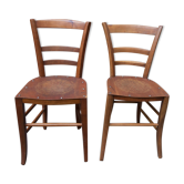 Pair of wooden chairs from the 1920s