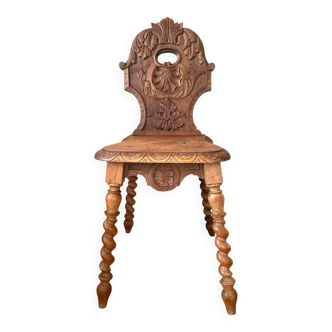 Antique chair Alsatian craftsmanship